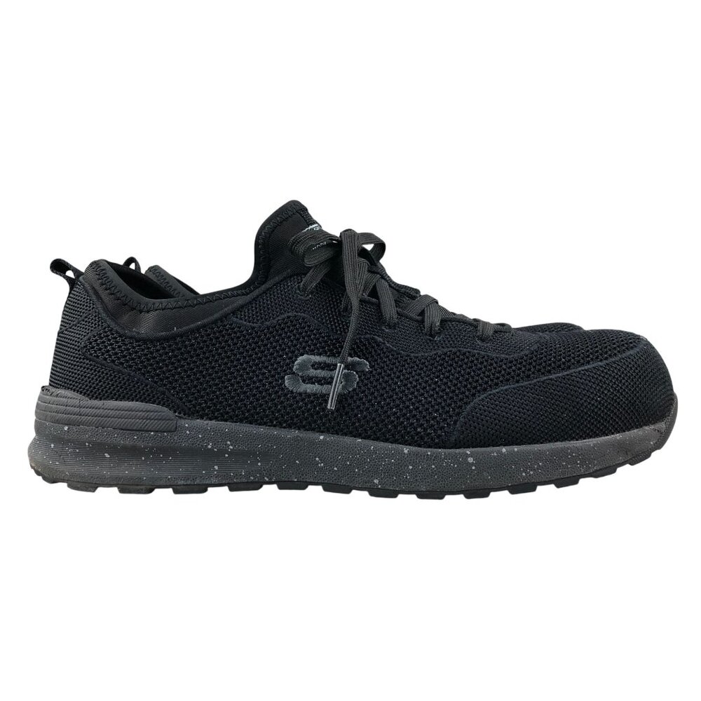 Skechers Women's 9.5 Bulklin Balran Black Composite Toe Work Shoes FAIR 108033